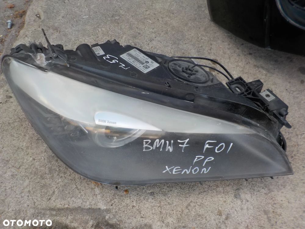 BMW SERIA 7 F01 740D 3.0 D M-PAKIET  PRZÓD MASKA ZDERZAK BŁOTNIKI PAS PRZEDNI Z CHŁODNICAMI LAMPY XENON UK PO POPRAWKACH LAKIERNICZYCH - 9