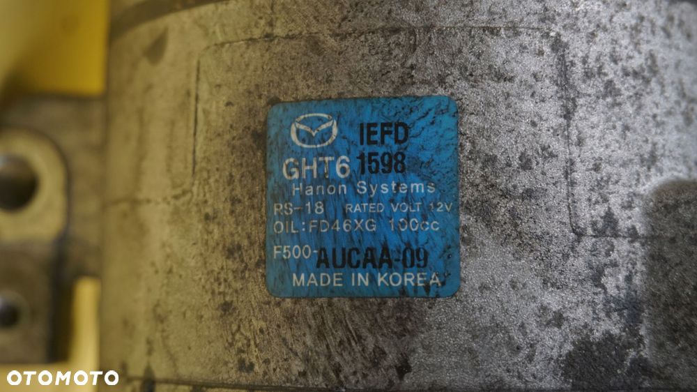 MAZDA 6 GL GJ CX-5 2.2 D SKYACTIV 17r sprezarka klimatyzacji F500-AUCAA-09 - 6