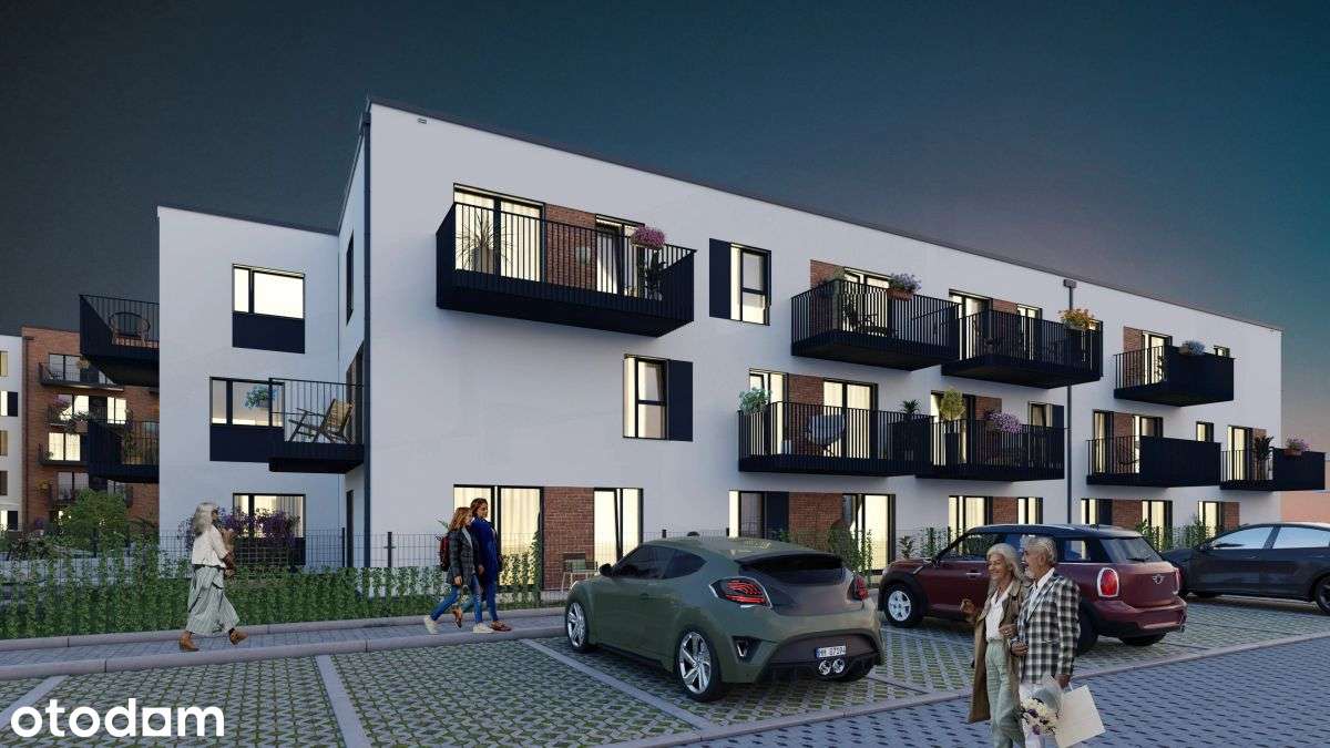 3-pokojowe mieszkanie 56m2 + balkon Bez Prowizji