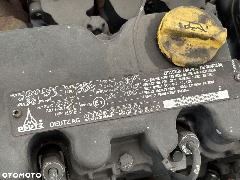 Deutz  TD2011L04W   TD 2011 L04 W  Silnik Kompletny - 7