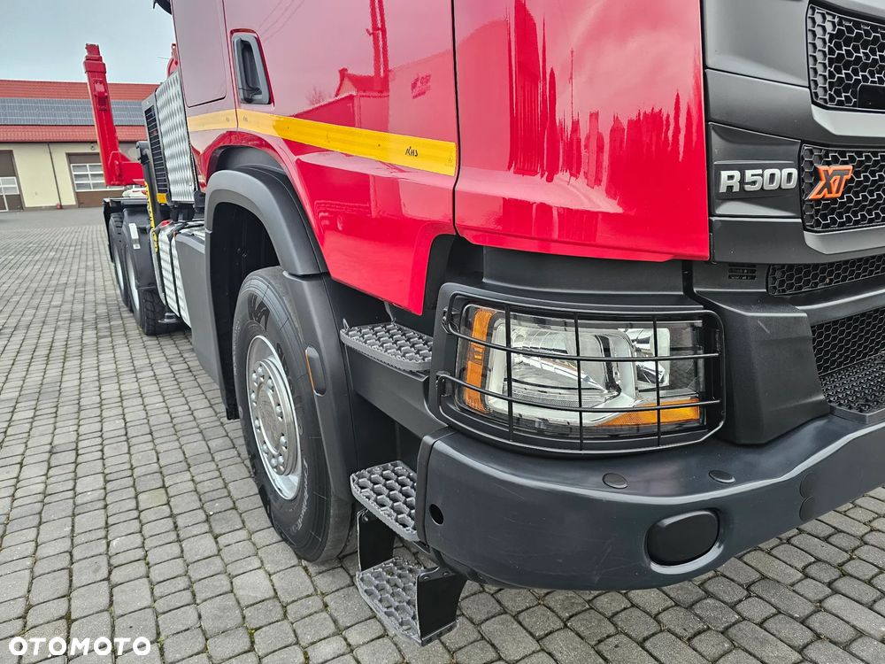 Scania R500 XT 6X4 DO DREWNA DO DŁUŻYCY PALFINGER EPSILON - 12