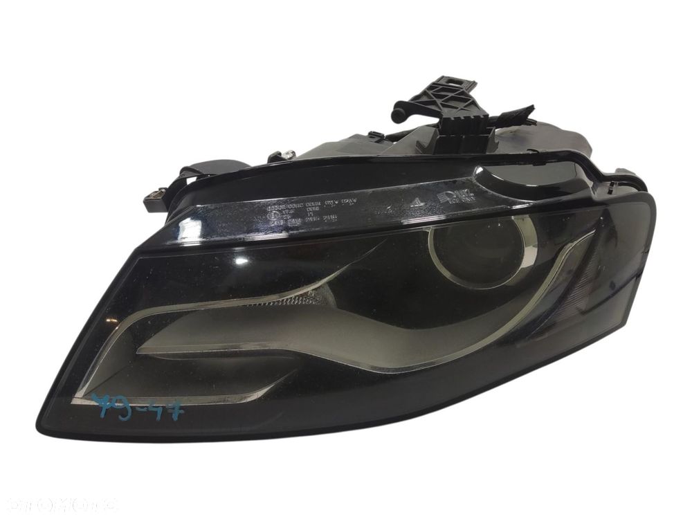 LAMPA LEWA PRZÓD PRZEDNIA XENON KOMPLETNA AUDI A4 B8 2007-2011 EUROPA - 1