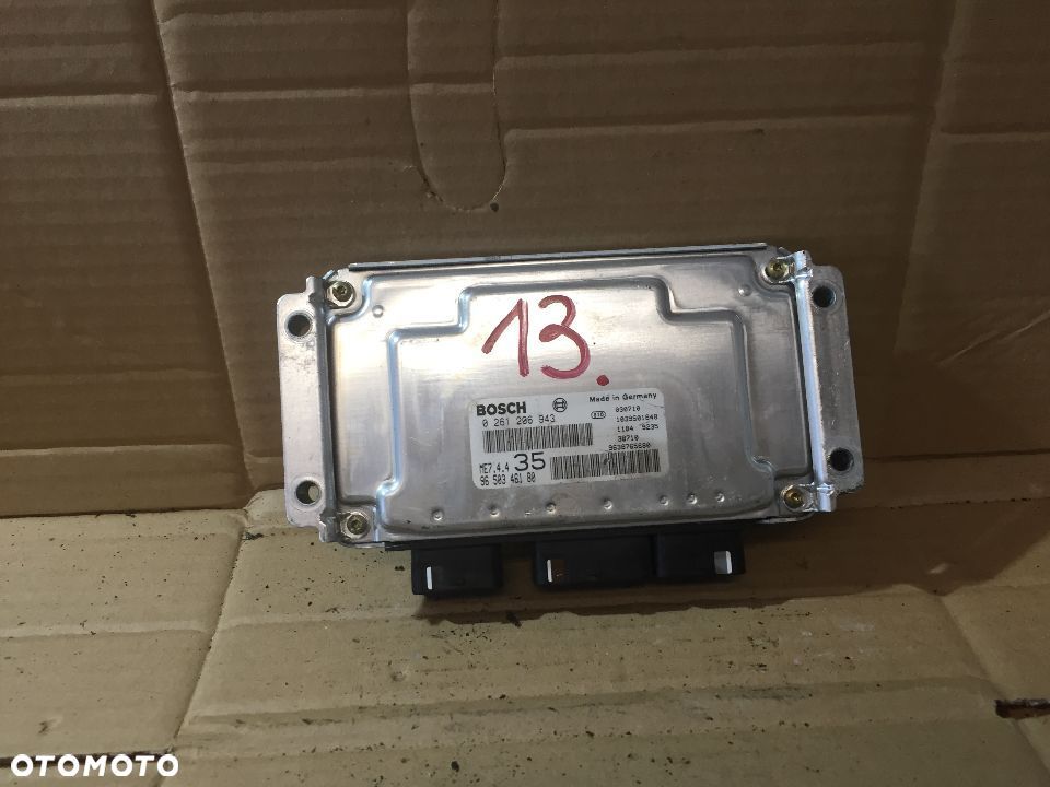#KOMPUTER PEUGEOT 307 1.6 16V nr 9650346180 - 1