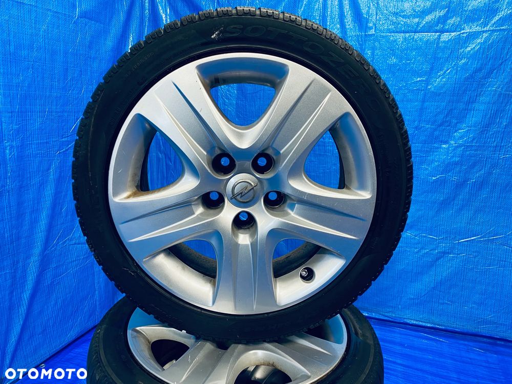 KOŁA STRUKTURALNE KOŁPAKI CZUJNIKI KOŁO 17 FELGA 17" x 7J  5X120 ; 67,1mm ET41 KOMPLET ; OPONY ZIMA ZIMOWE ; OPEL INSIGNIA A ; 2170103 ORYGINAŁ - 6