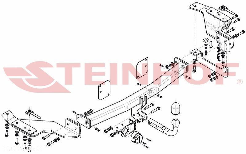 Hak Holowniczy + MODUŁ 7PIN do Kia Carnival II od 2006 do 2014 - 2