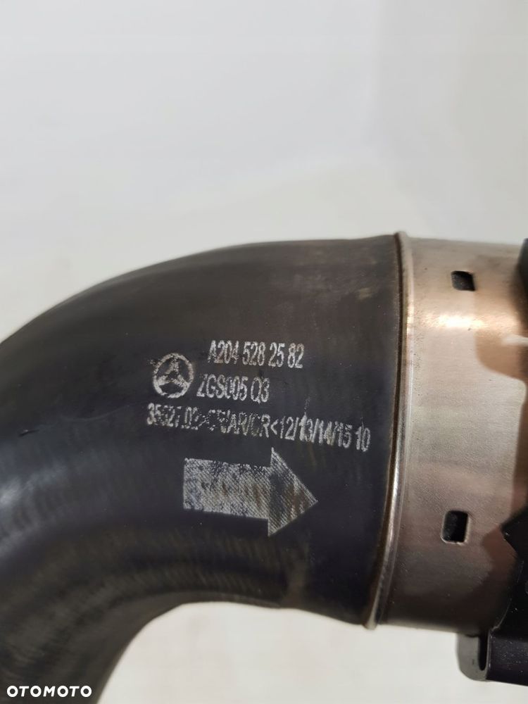 przewód rura intercoolera a2045282582 mercedes c-klasa w204 1.8 cgi eu - 4