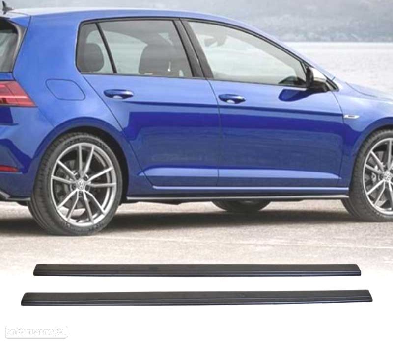 EXTENSOES EMBALADEIRAS LATERAIS VOLKSWAGEN VW GOLF 7 7.5 LOOK R - 1