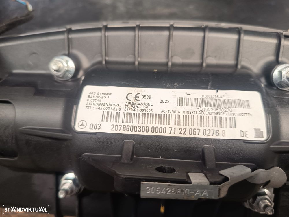 Airbag passageiro MERCEDES-BENZ Classe E Coupé (C207) Ref: 2078600300 - 4