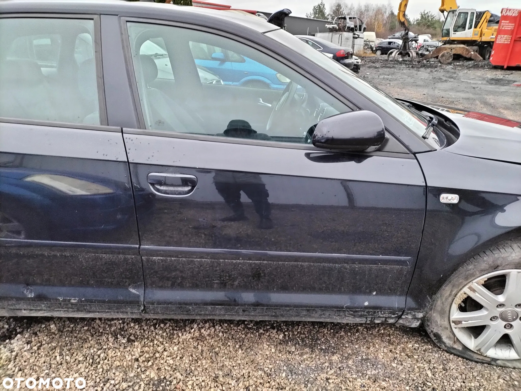 CZARNY SUFIT KIEROWNICA FOTELE AUDI A3 8P LIFT KOD LAK. LZ9Y 03-12r - 4