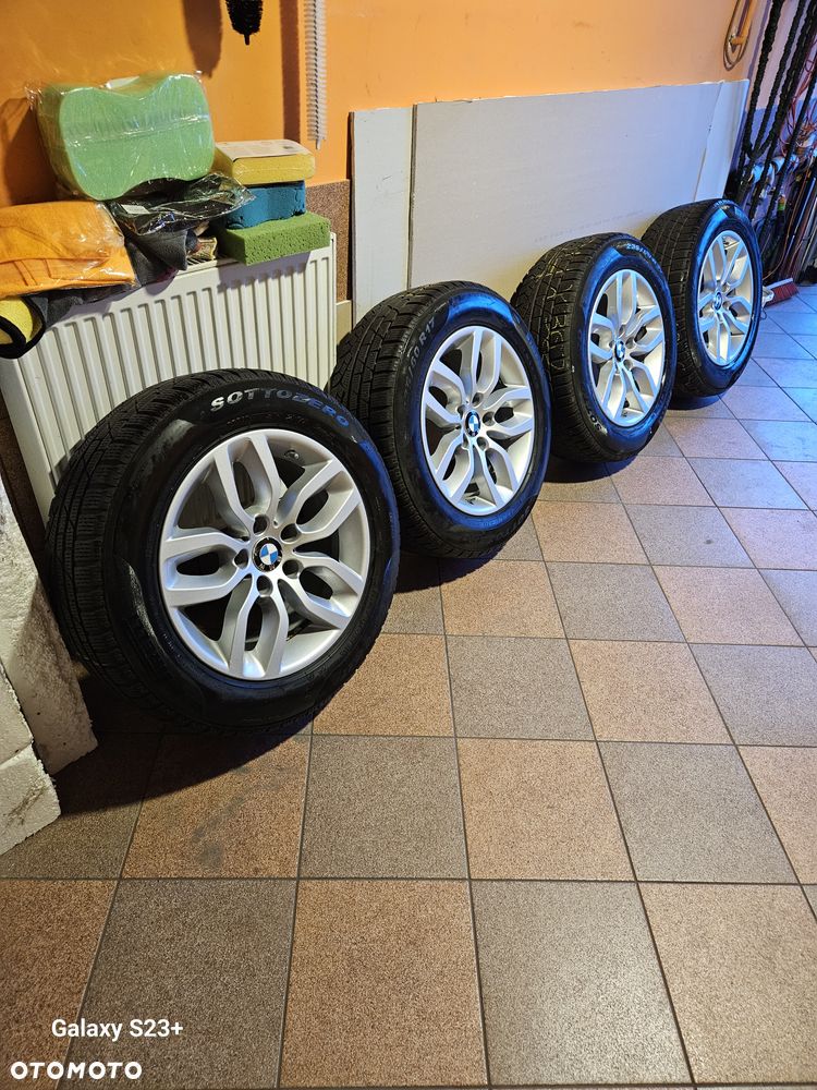 4 używane koła zimowe RunFlat Pirelli Sotozero winter 210  na obręczach aluminiowych R17, 225x60 - 4
