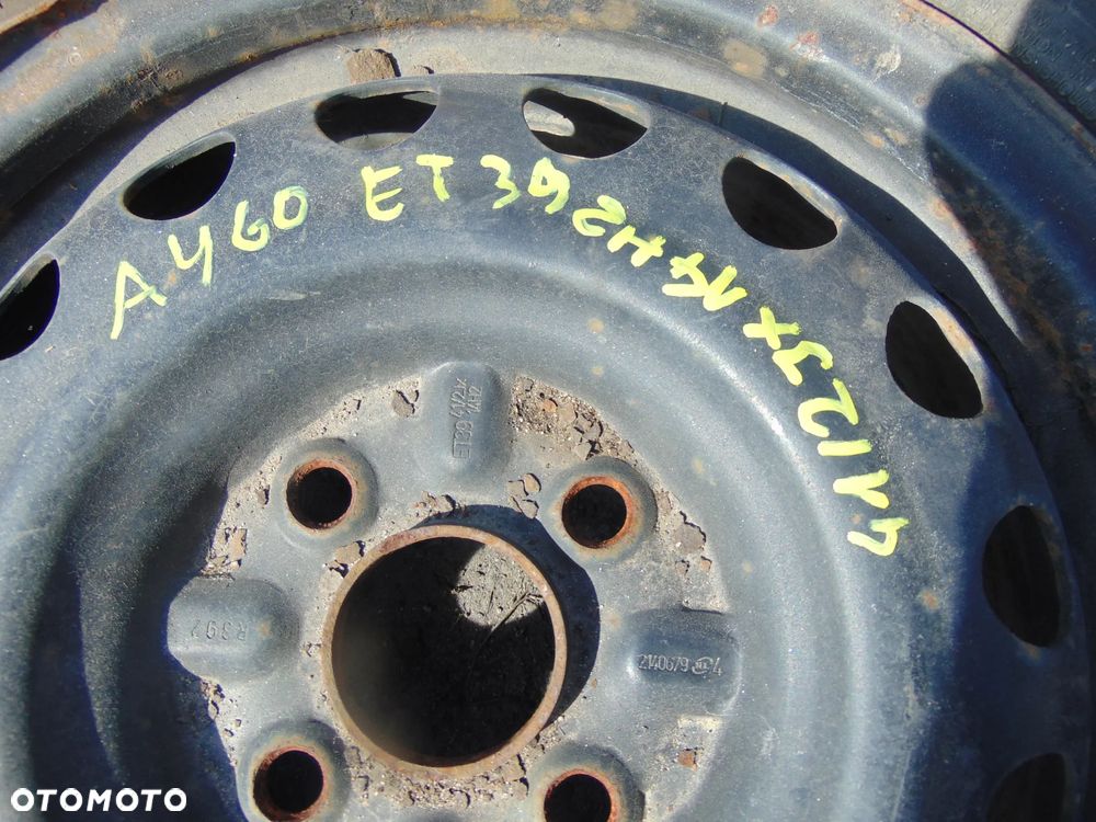 Koła toyota aygo R14 komplet stal - 1