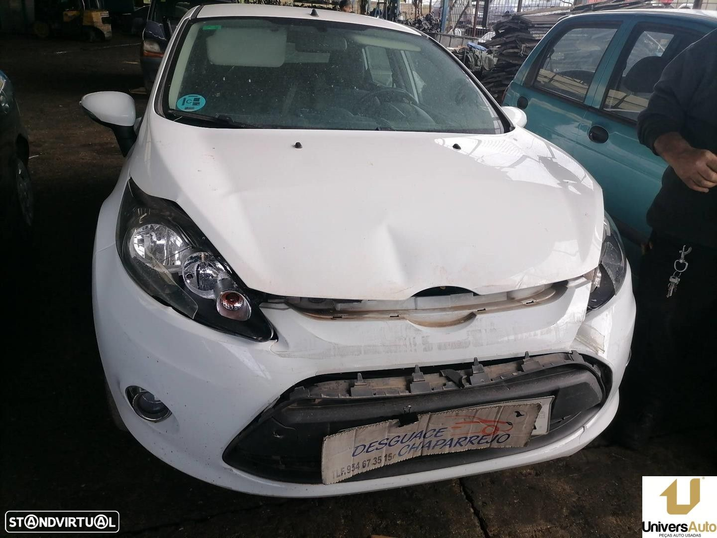 COMANDO ELEVADOR DE VIDRO FRONTAL ESQUERDO FORD FIESTA VI 2011 -8A6T14A132AC - 3