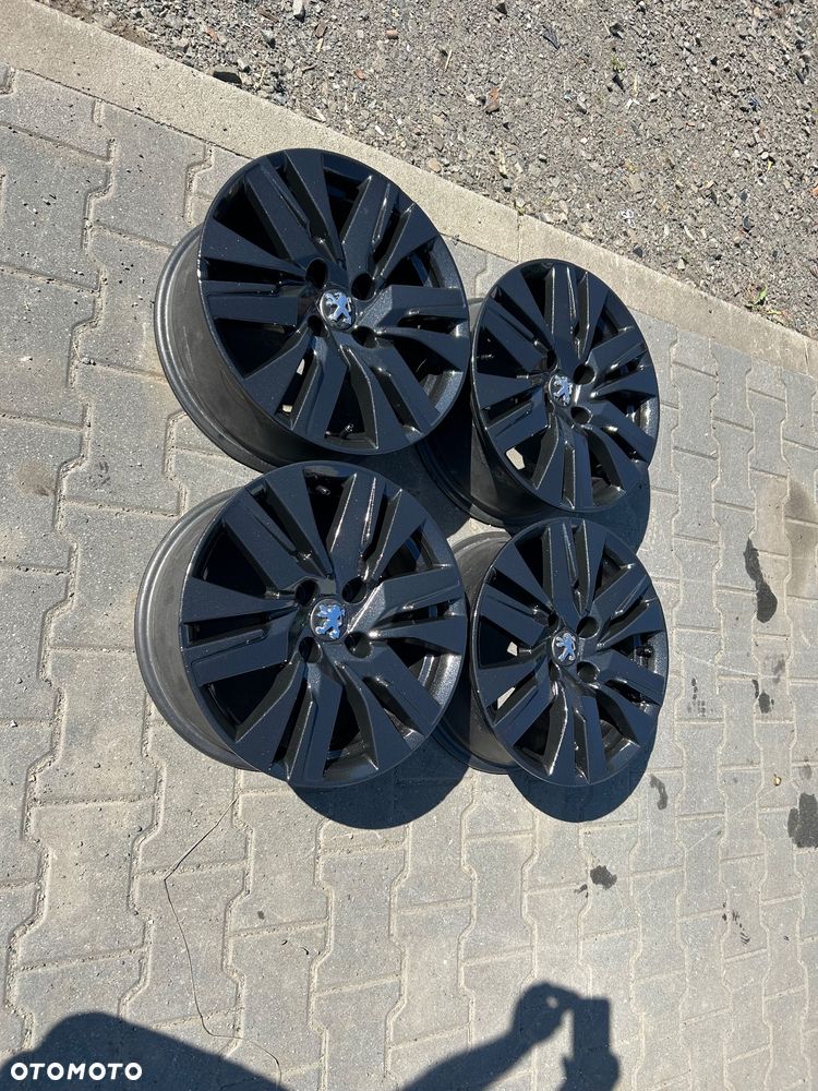 Alufelgi Peugeot Citroen 16 cali 4x108 oryginalnyme czarne - 9