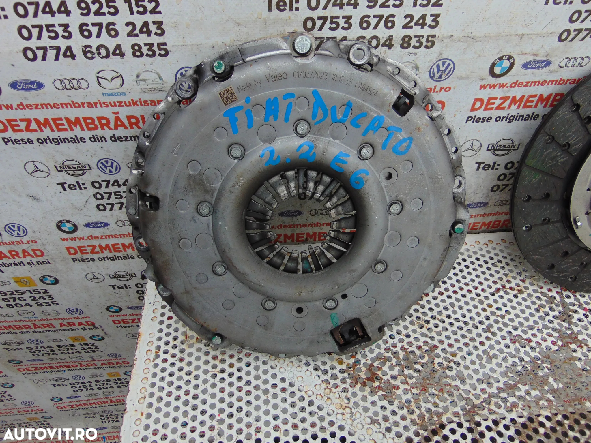 Volanta Fiat Ducato 2.2 euro 6 placa presiune disc ambreiaj 2021-prezent - 7
