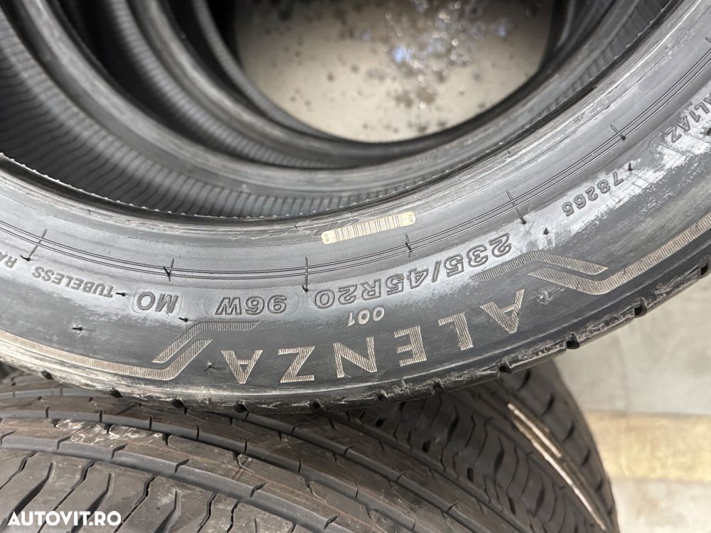 Vând 4 anvelope 235/45/20 bridgestone de vară noi - 5