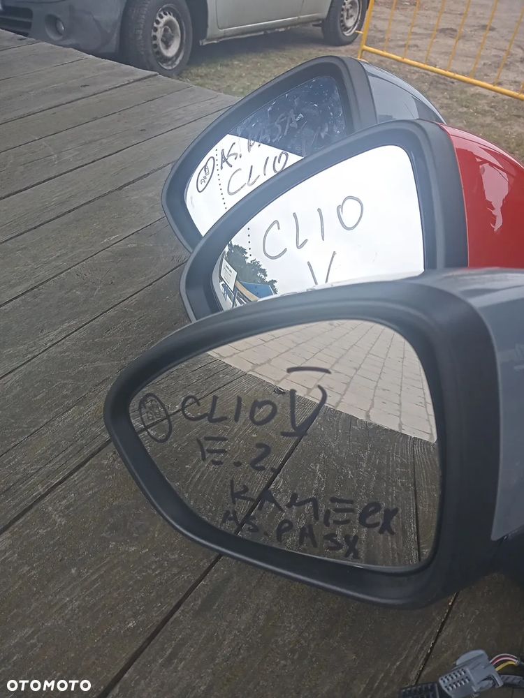 Lusterko Renault Clio V 5 lewe różne funkcje 7 pin 9+4 pin 10+4 kamera asystent - 3