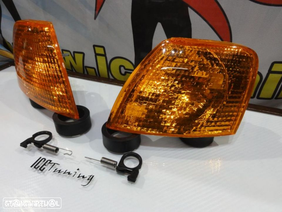 Piscas / Farois / Farolins frontais VW Passat 3B / B5 96-00 Fundo Laranja JDM - 6