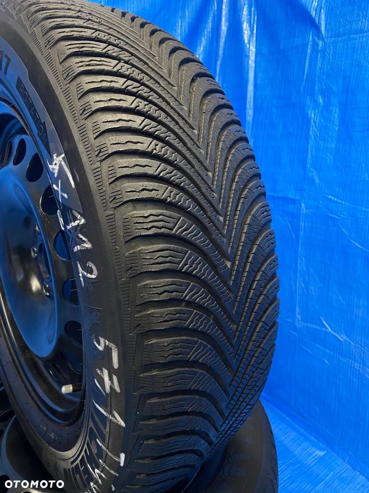KOŁA KOŁO FELGA STALOWE 17" 5X112; 57,1mm ET38 KOMPLET  OPONY ZIMOWE MICHELIN 6,5mm VW TIGUAN ARTEON GOLF PASSAT SKODA AUDI Q3 Q5 A5 A6 A7 KODIAQ ITP. - 6