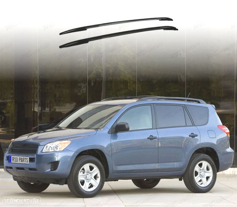 BARRAS DE TEJADILHO TOYOTA RAV4 09-14 PRETO - 1