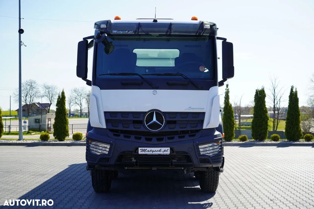 Mercedes-Benz AROCS 3243 / 8x4 / BASCULĂ DUBLU 6,1 M / LOCUL POSTAL HIDRODOXY / BORDMATIC / AUTOMATĂ / ANVELOPE 100% / EURO 6 / - 15