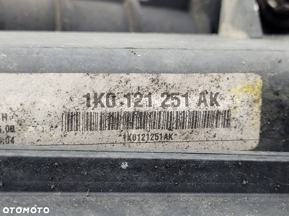 PAS KOMPLET CHŁODNIC WENTYLATOR INTERCOOLER WODY GOLF V 1.9 TDI 105KM - 11