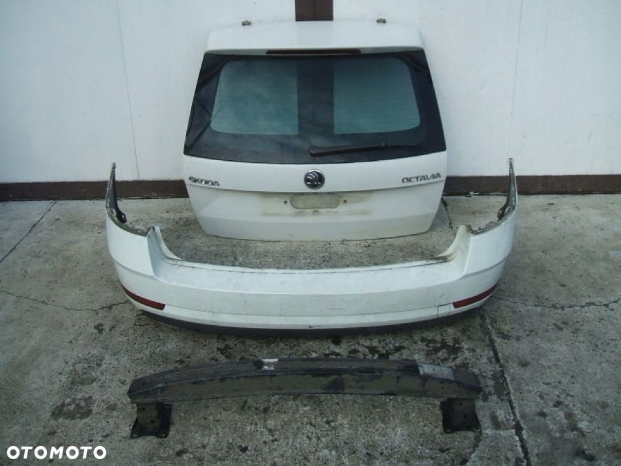 SKODA OCTAVIA III kombi KLAPA BAGAŻNIKA TYŁ ZDERZAK TYLNY BELKA ZDERZAKA - 3