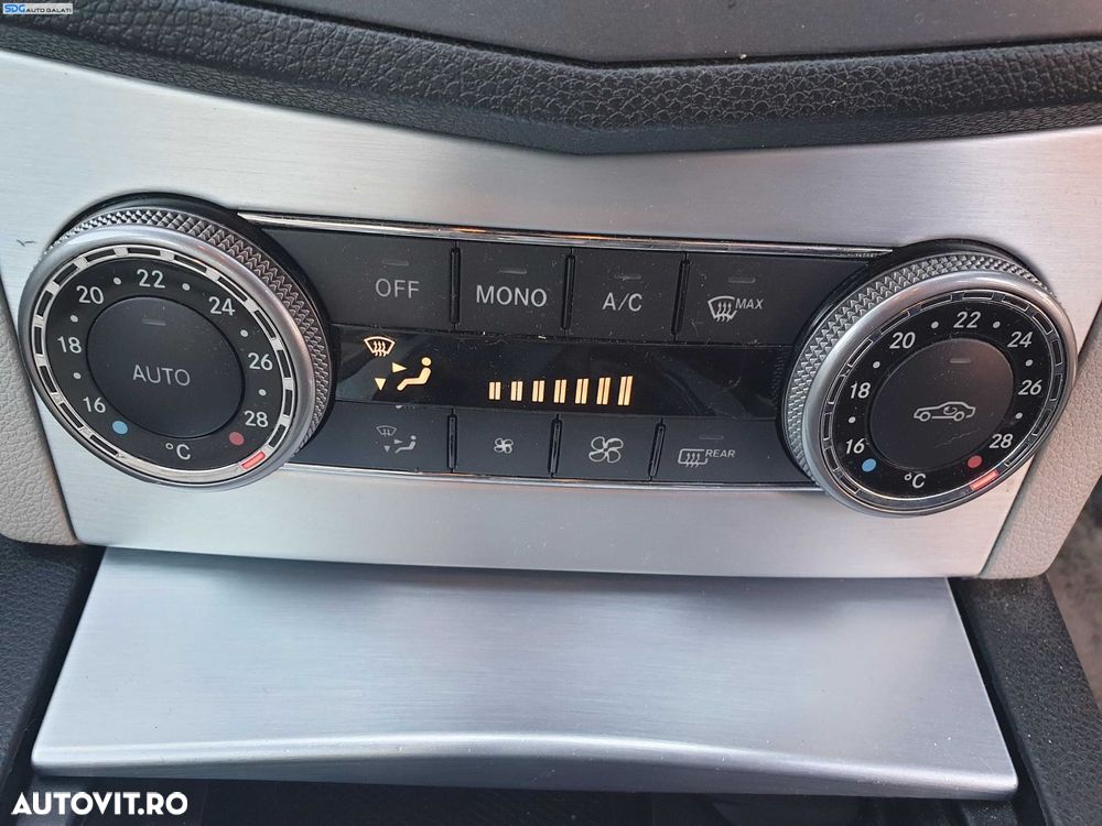 Panou Comanda AC Clima Climatronic Aer Conditionat Mercedes Clasa C Class W204 2007 - 2014 [K1573]
