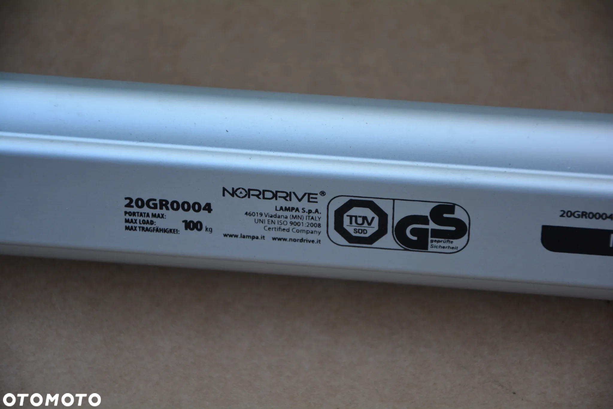 Bagażnik dachowy na relingi zintegrowane alu na klucz Nordrive 20GR0004 - 7
