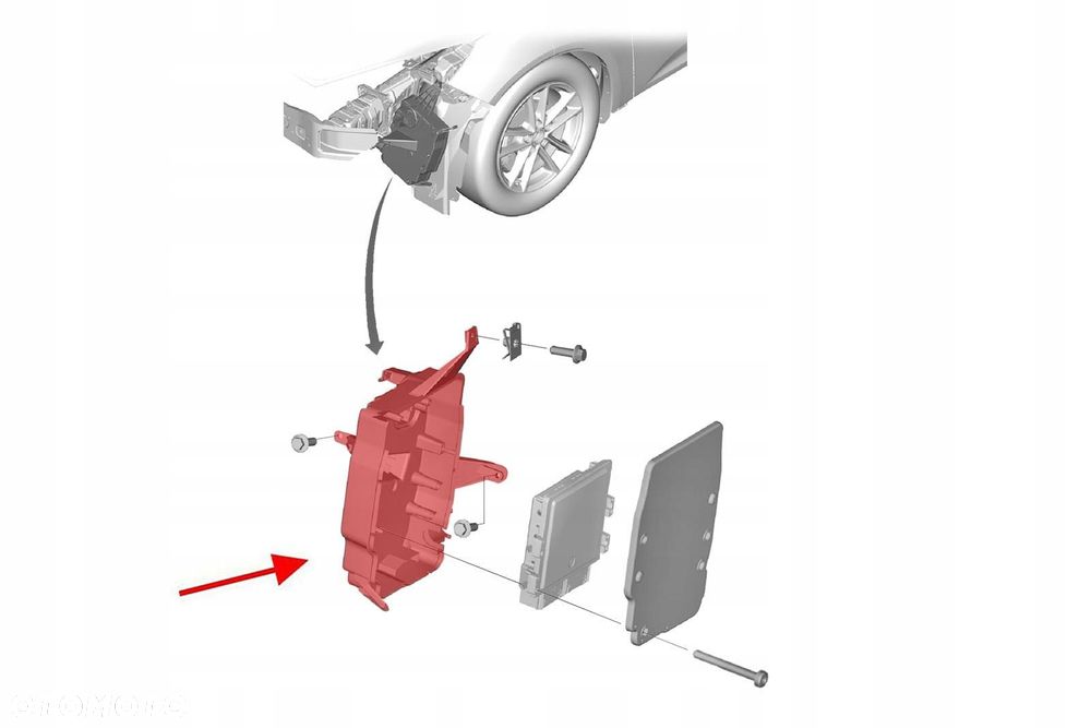 ford focus mk3 iii 2010-2014 obudowa modułu komputera cv6112a659ab - 3