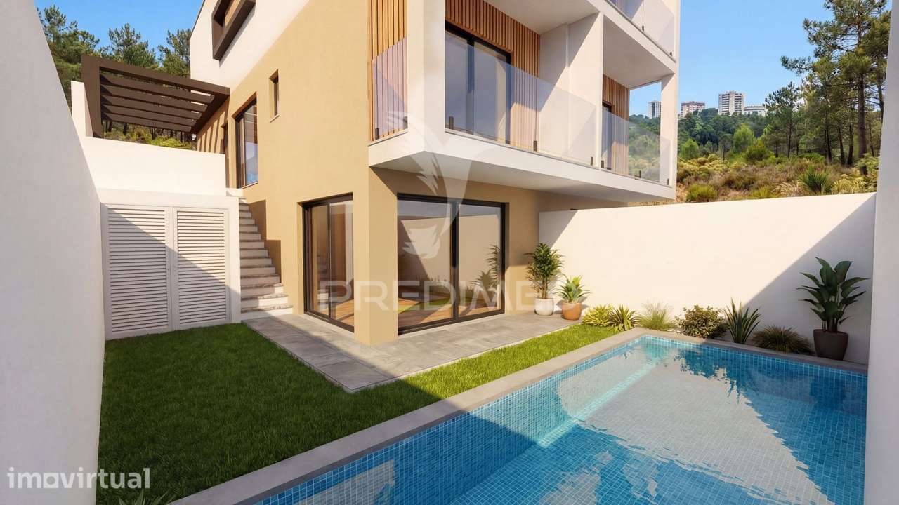 Moradia Nova Geminada de Luxo no Pinhal General - Grande imagem: 3/12