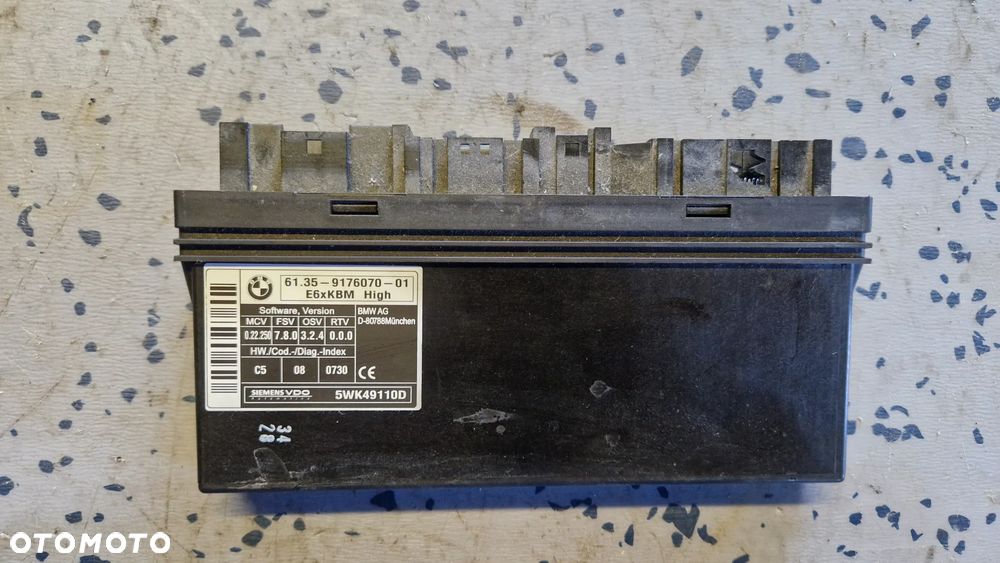 BMW E60 E61 MODUŁ KOMFORTU 9176070 - 1