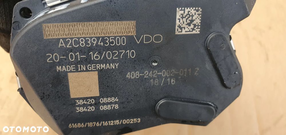 Przepustnica BMW I E81 E87 A2C83943500 - 8