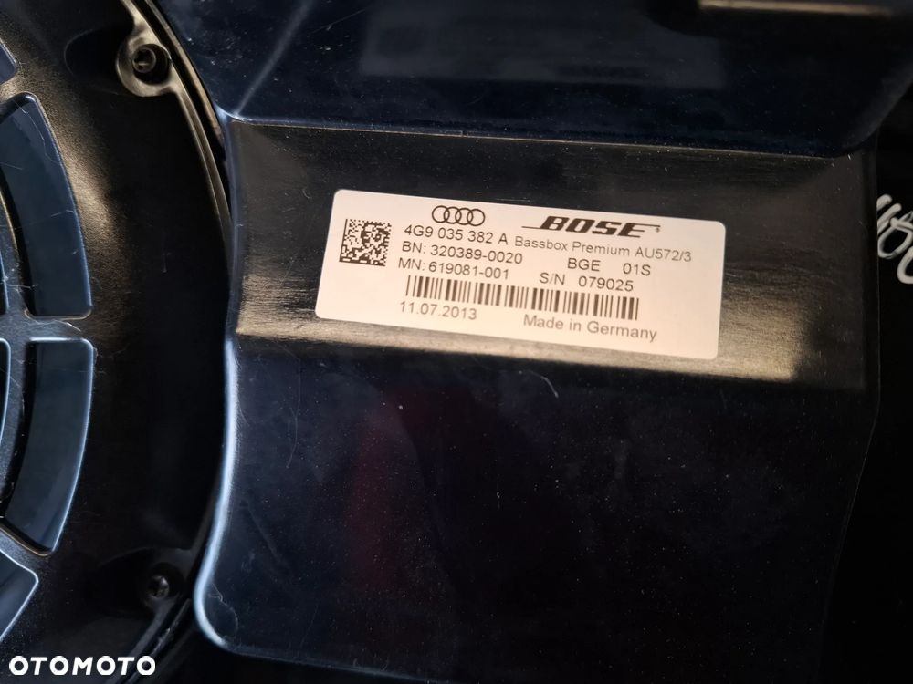 Subwoofer Głośnik BOSE 4G9035382A Audi A6 C7 - 3