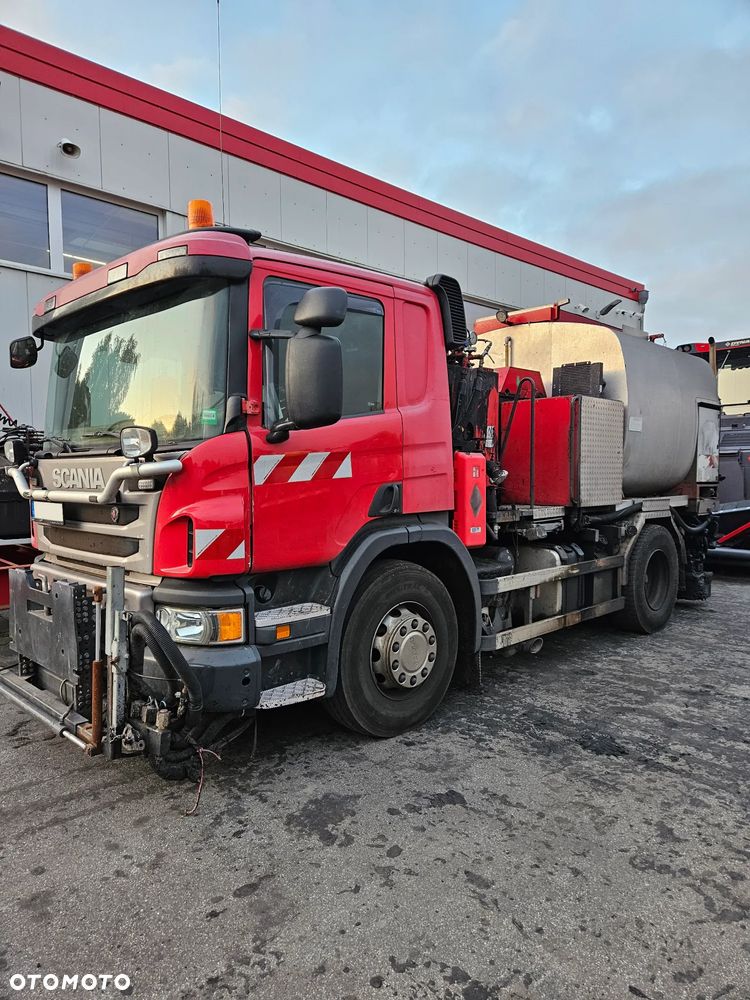 Scania P 410  Skrapiarka - 1