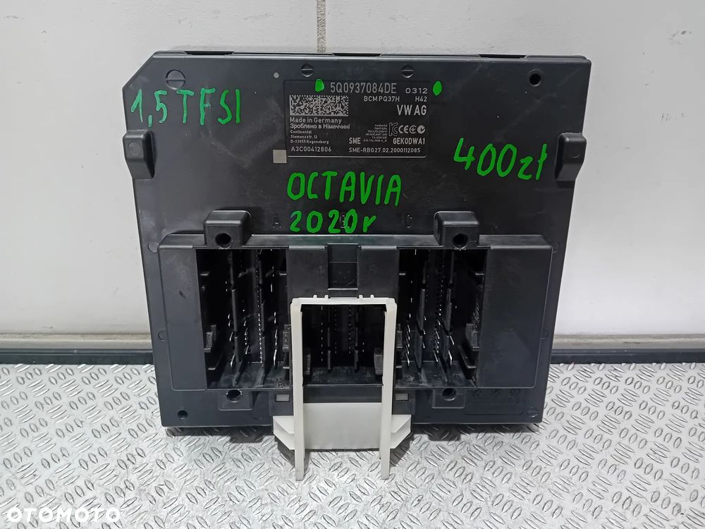 MODUŁ STEROWNIK KOMFORTU BCM SKODA OCTAVIA III R2020 1,5TSI NR 5Q0937084DE - 1