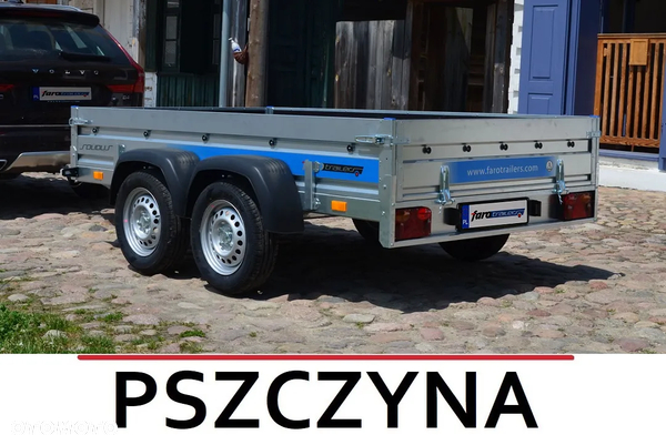 Faro SOLIDUS+ 750kg 300x150x35 WZMOCNIONE BURTY PRZYCZEPA NOWA!