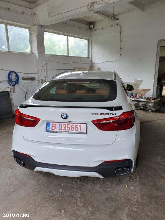 Eleron portbagaj pentru BMW X6 F16 model performance plastic negru sau vopsit profesional 475 Cod	Black Sapphire Metallic negru lucios ⭐️⭐️⭐️⭐️⭐️ - 1
