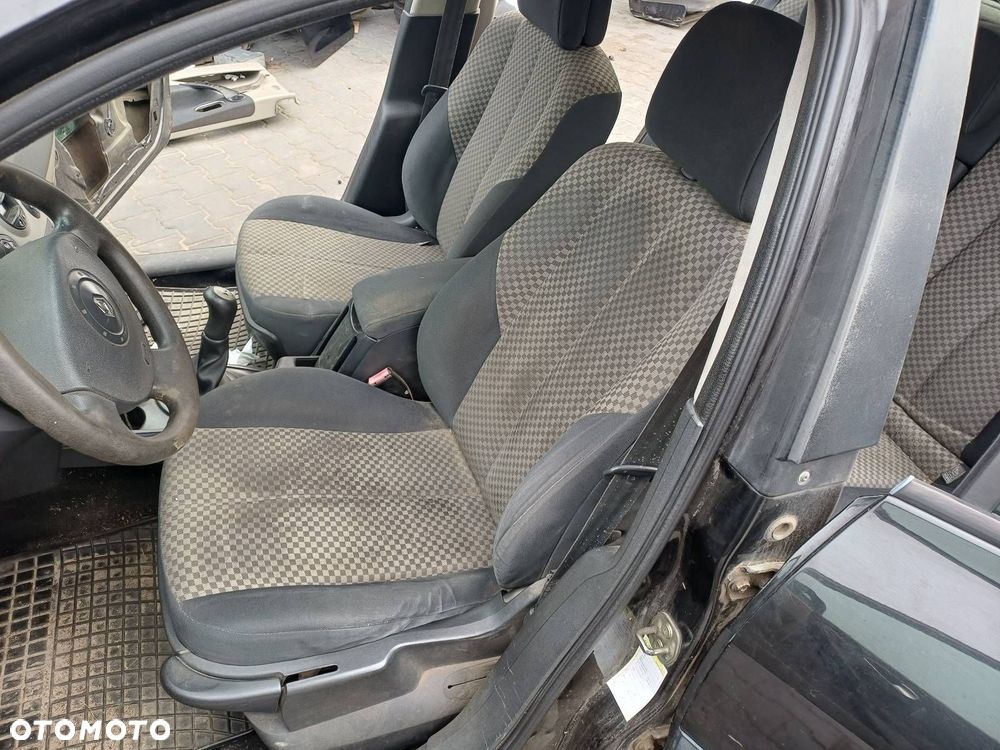 FOTELE KOMPLET LEWY PRAWY KANAPA TYŁ + BOCZKI RENAULT MEGANE II - 1