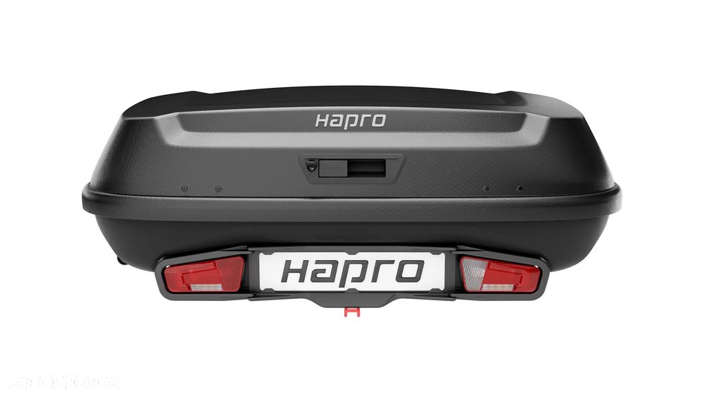 Box na hak Hapro Boxer L 420L + platforma – Hexagon Black - 9