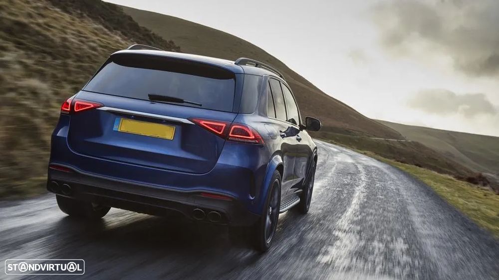 Difusor com Ponteiras Mercedes GLE W167 SUV (2019 em diante) AMG Sport Line - 12