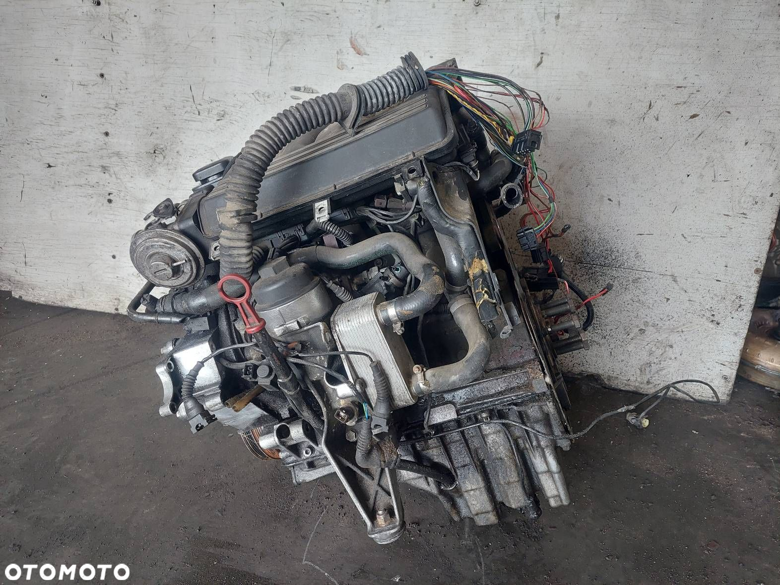 SILNIK DIESEL + POMPA WTRYSKI TURBO BMW E46 320D 2.0 D 136 KM M47D20 - 2