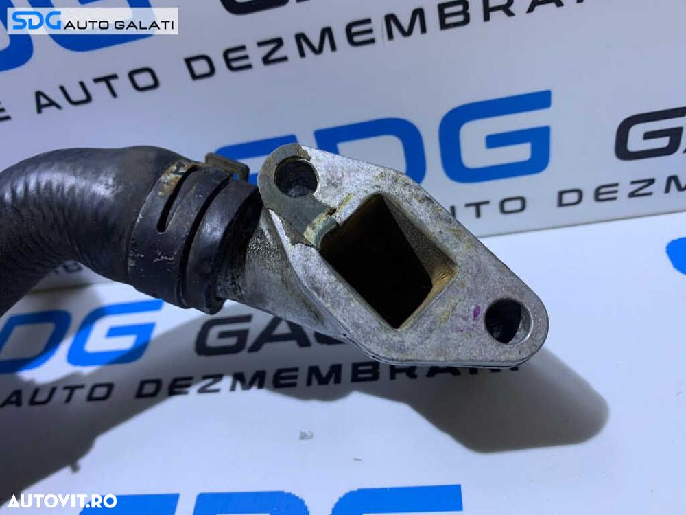 Furtun Conducta cu Flansa Lichid Racire Motor Termostat Pompa Apa Opel Vectra B 1.4 1.6 Cod 9129221 [S0090] - 4