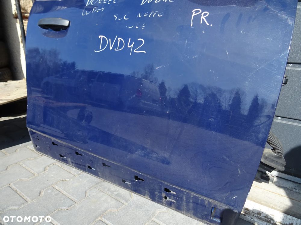 DACIA DOKKER LODGY DRZWI PRAWE DVD42 SZYBA PODNOSNIK ZAMEK KLAMKA LUSTERKO LISTWA BOCZNA CZESCI PYTAC - 6