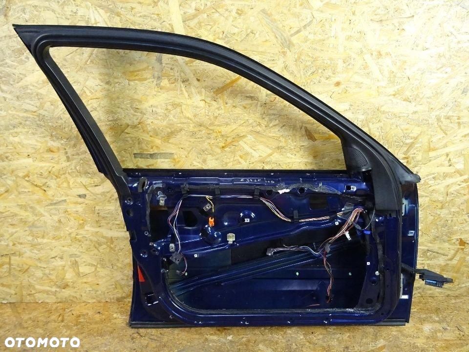 DRZWI LEWY PRZÓD LEWE PRZEDNIE BMW E39 sedan lak: montrealblau metallic 297/5 - 3