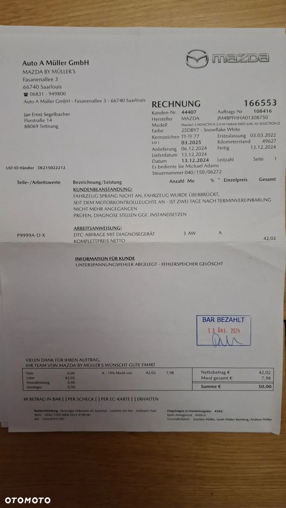 Mazda 3 e-SKYACTIV-X 186 M HYBRID TAKUMI - 9