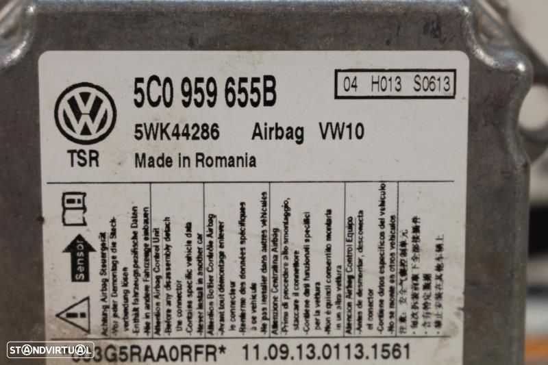 Centralina De Airbags Volkswagen Golf Vi (5K1)  5C0959655b / 5Wk44286 - 2