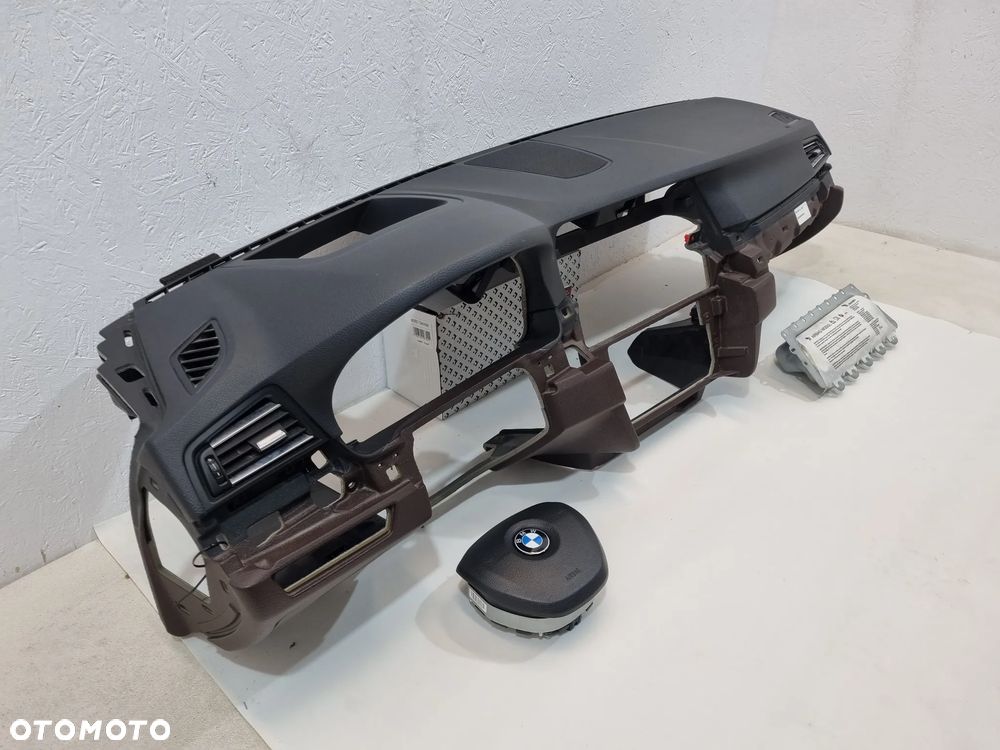 BMW F10 F11 KONSOLA DESKA ROZDZIELCZA HEAD-UP ORYGINAŁ AIRBAG - 3