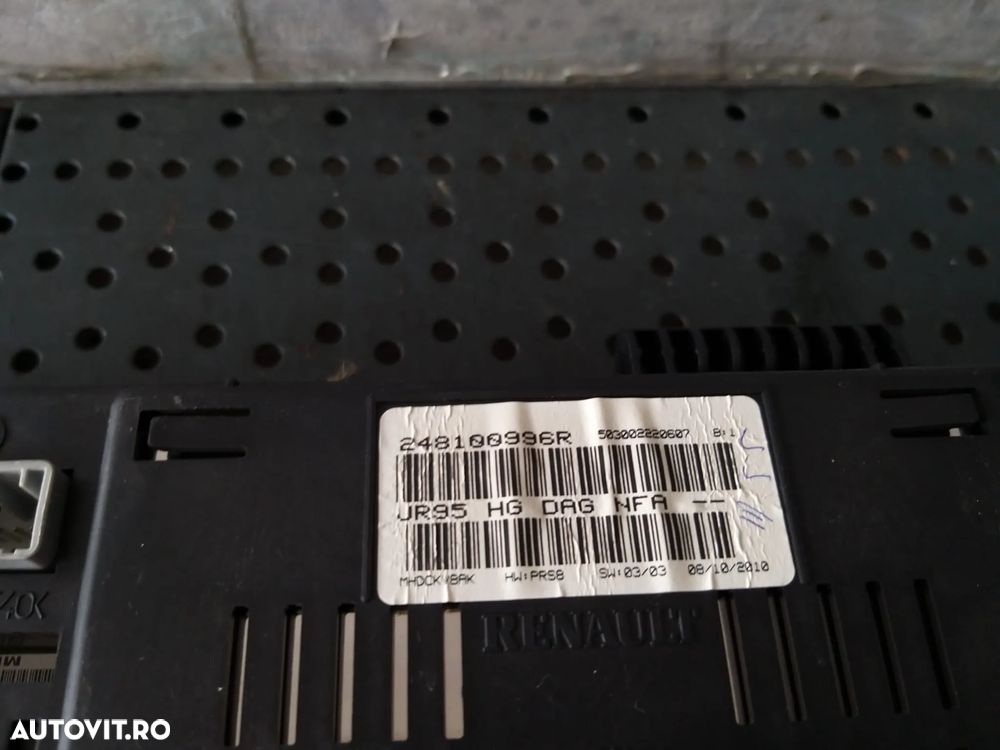 Display navigatie ceasuri bord diesel renault scenic 3 248100996r - 3