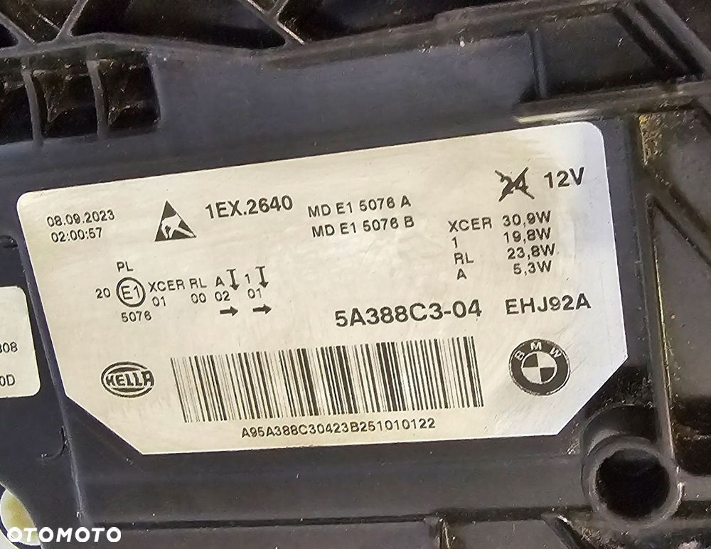 Lampa lewa BMW 5 G30 G31 LCI 5A388C3 - 7