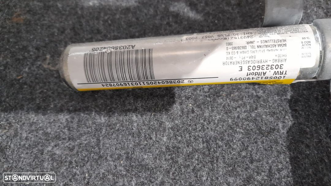 FITA CORTINA AIRBAG PORTA PORTAS MERCEDES BENZ CLASS C W203 WAGON CARRINHA C 220 - 5